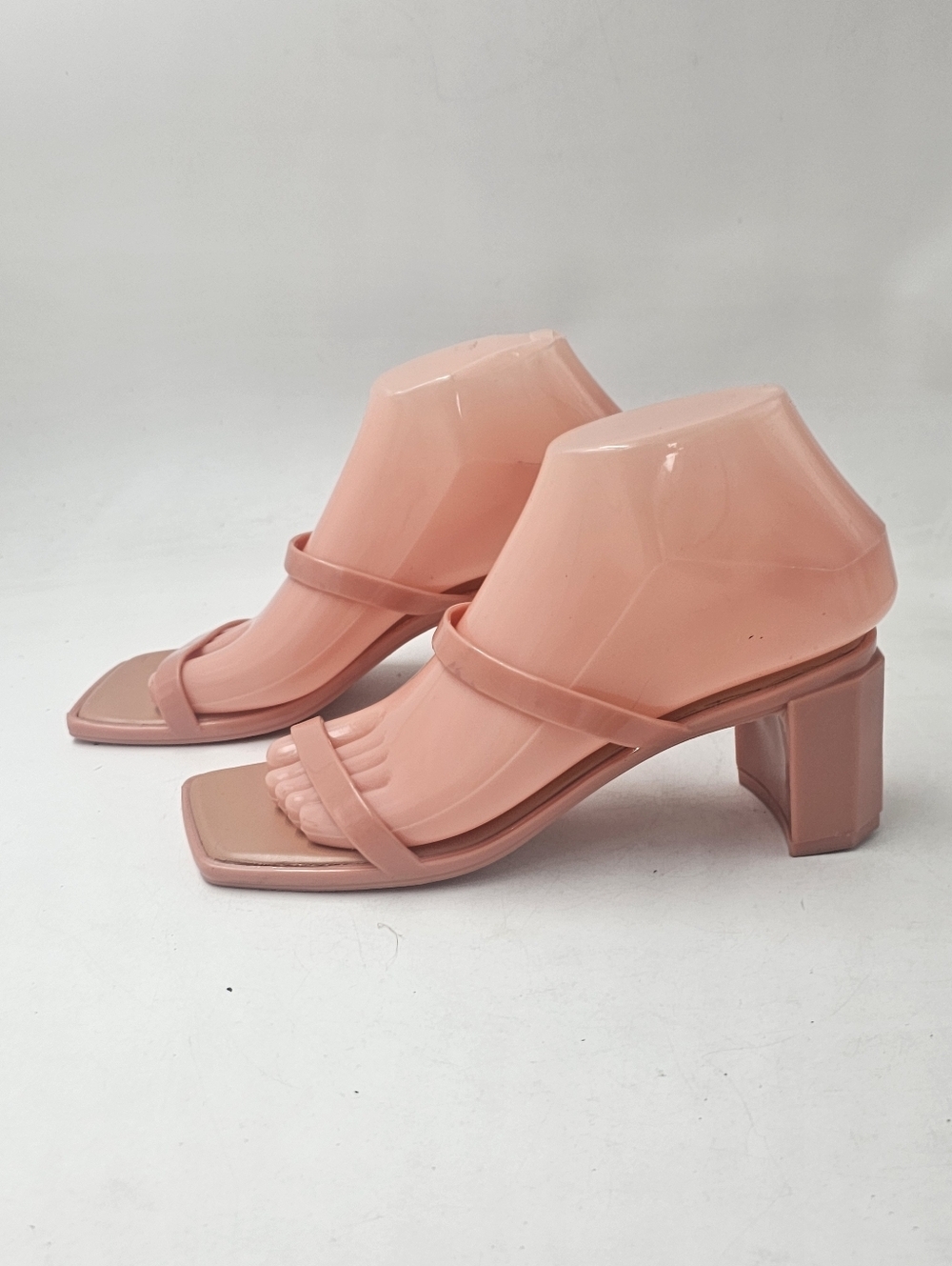 Jeffrey Campbell Jamm 3 Jelly Slide Sandals Nude Peach Womens Size 7 - Picture 4 of 9